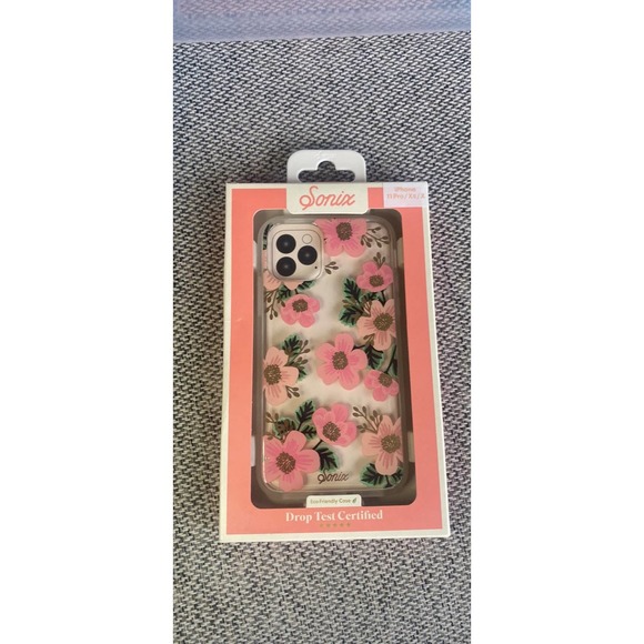 Sonix Southern Floral Case for iPhone 11 Pro/X/XS Protective Pink Clear Flowers - Picture 1 of 3